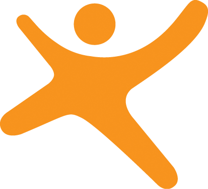 Bonhomme orange animee