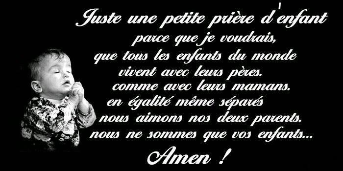 Enfant pri re papa 1