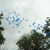 Envol des ballons plein d'espoir... 25.04.2016.