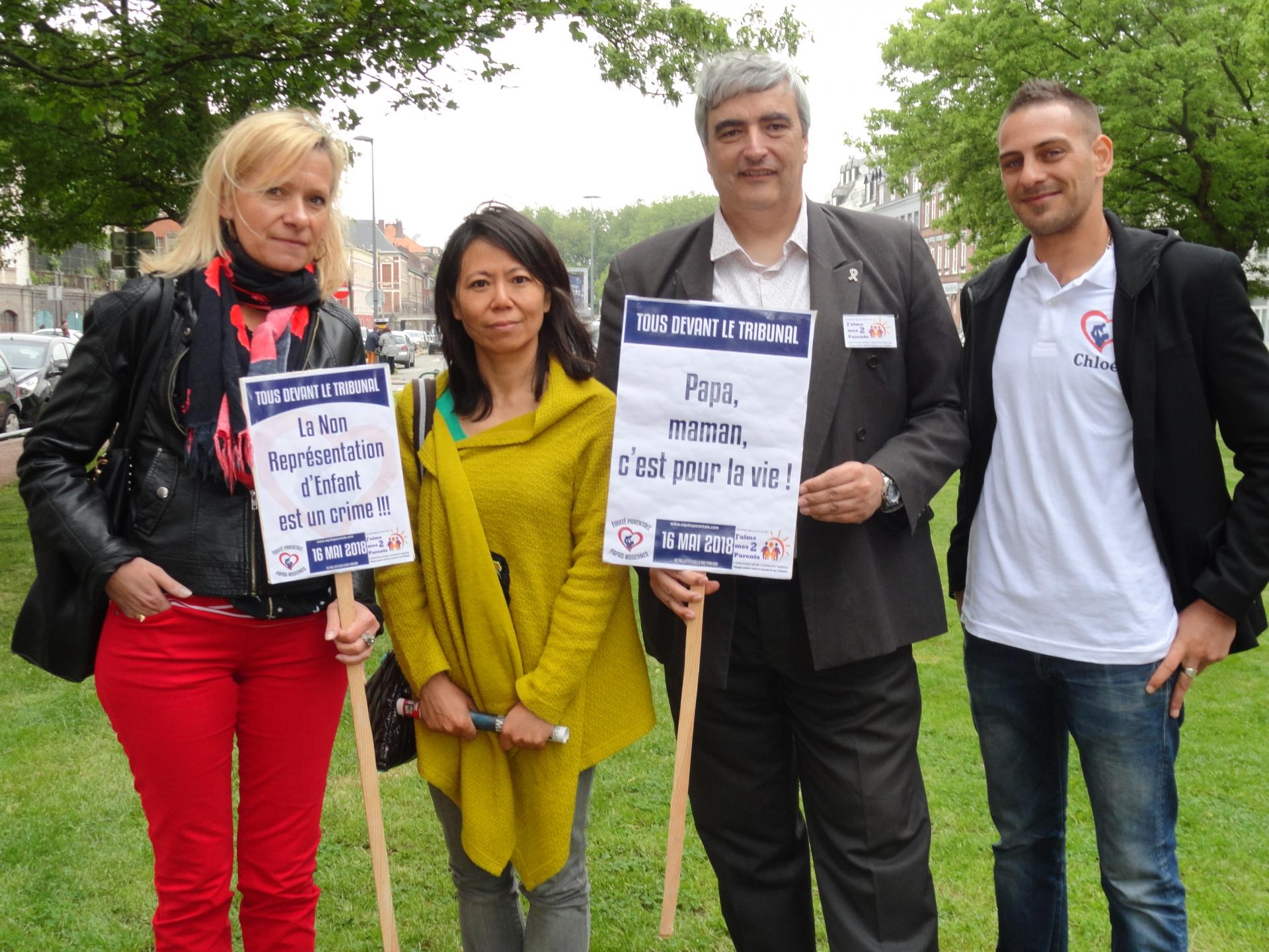 Journée de mobilisation pour l'équité parentale au TGI de Lille