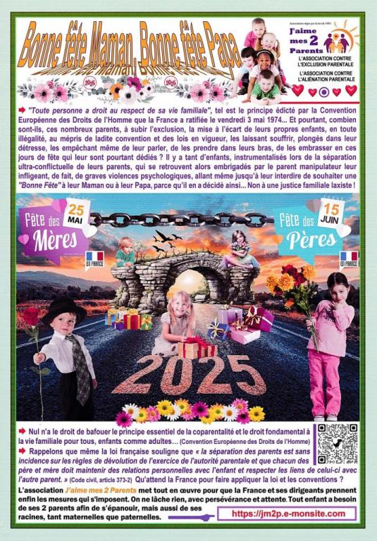 La fête des Mères - la fête des Pères - 2025