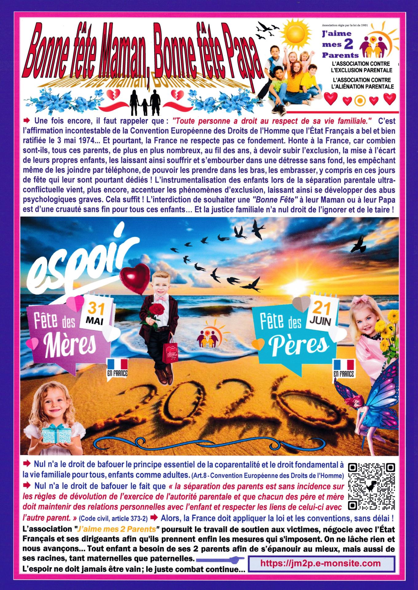 Fete des meres et des peres 2026
